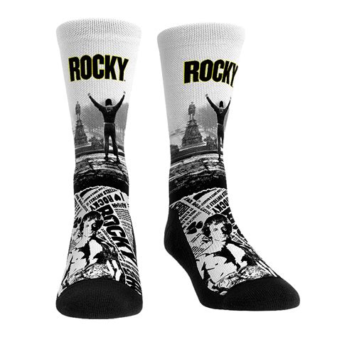 Rocky Balboa Socks Classic Steps Rock Em Socks