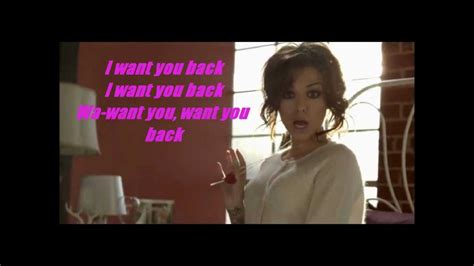 Cher Lloyd Want U Back Lyrics Youtube