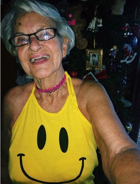 Happy New Year From The Baddest Granny On Instagram Daily Mail Online