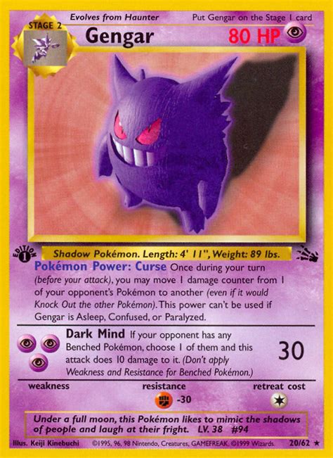 Gengar Fossil Pokémon TCG Guru