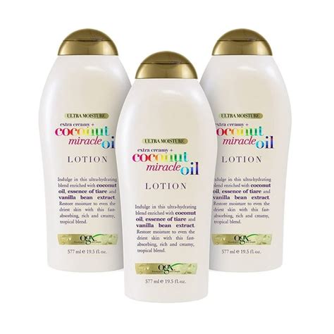 Ogx Extra Creamy Coconut Miracle Oil Ultra Moisture Lotion 195
