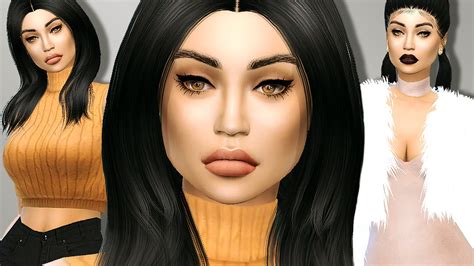 The Sims 4 Create A Sim Kylie Jenner Youtube