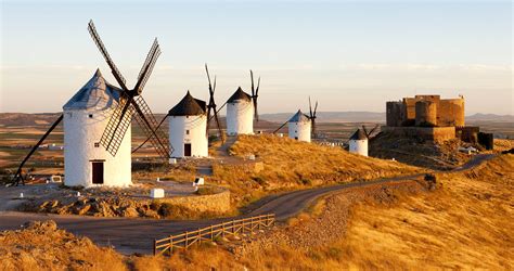 Windmills Castilla Mancha Spainally