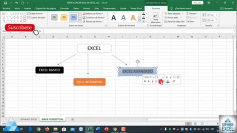 Aprende A Crear Un Mapa Cognitivo En Excel De Forma Sencilla