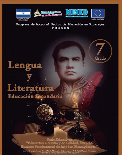 🥇【 Libro De Lengua Y Literatura 7mo Grado Nicaragua Mined 2022