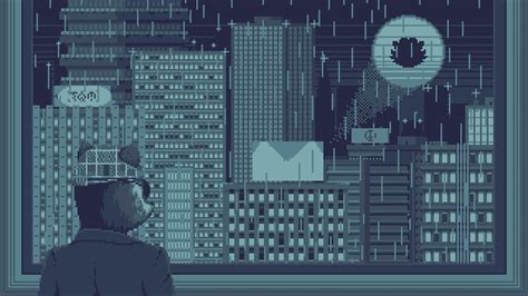 Rainy Day Pixel Art Step By Step Process Youtube