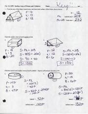 Maybe you would like to learn more about one of these? 03-11-2016 - ANSWERS - 12.2 HW Surface Area of Prisms and ...