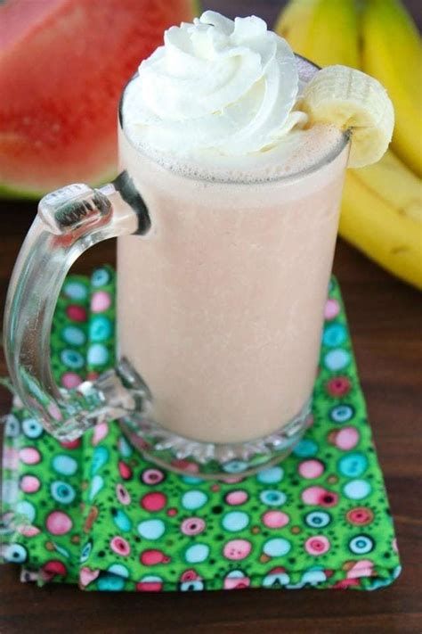 Banana Watermelon Smoothie Miss In The Kitchen Oatmeal Smoothies