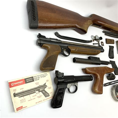 Crosman American 177 Classic Air Pistol And A Collection Of Air Weapon