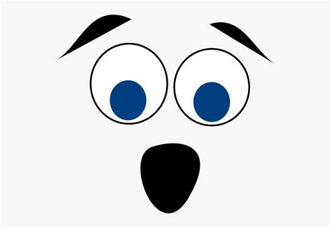 Cartoon Shocked Face Png Free Transparent Clipart Clipartkey