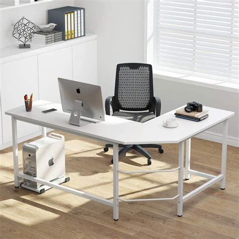 Tribesigns Modern L Shaped Desk Corner Computer Desk Pc Laptop Study