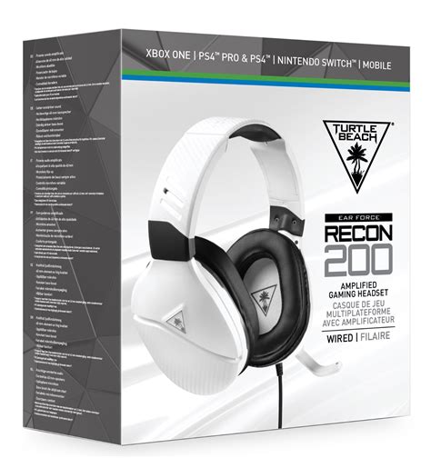 Turtle Beach Recon 200 Amplified Gaming Headset Pc Xbox One Ps4