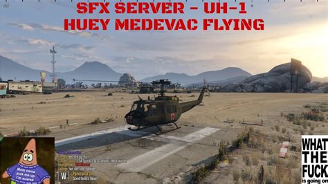 Grand Theft Auto V FiveM SFX Server UH Huey MEDEVAC Los Santos Fly Around YouTube
