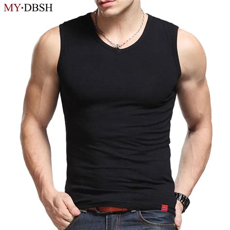 Mens Tank Tops 100 Cotton Sleeveless Undershirts For Male Fashion Wolf Embroidery Bodybuilding