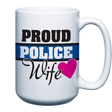 Victorystore 15oz Large Coffee Mug Police Wife Coffee M Dp