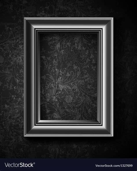 Picture Frame Wallpaper Background Royalty Free Vector Image