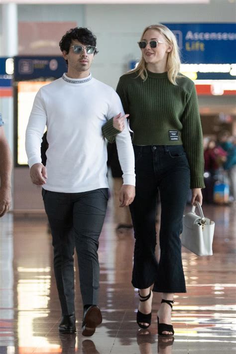 Joe jonas and sophie turner get married in surprise vegas ceremony after billboard music awards this link is to an external site that may or may not meet accessibility guidelines. SOPHIE TURNER and Joe Jonas at Charles De Gaulle Airport ...
