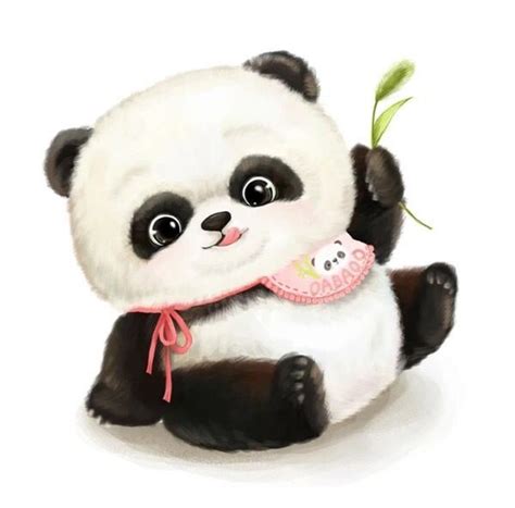 Pin By Karina Paniccia 🐼 On Panda Cute Panda Baby Panda Art Cartoon