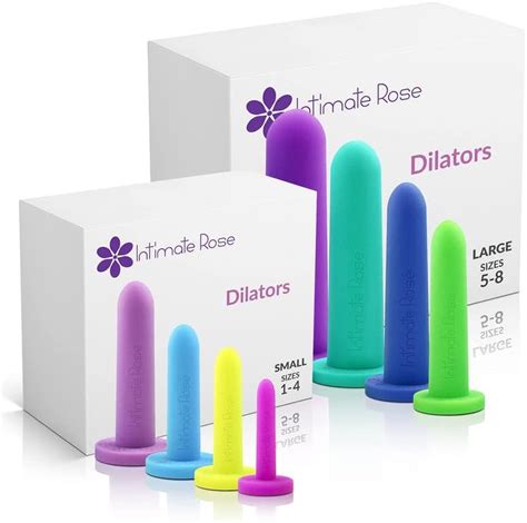 Intimate Rose Pack Silicone Dilators For Women Men Medical Device