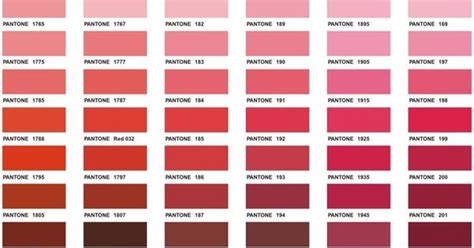 Shades Of Red Names Shades Of Red Names Pantone Matching System Color