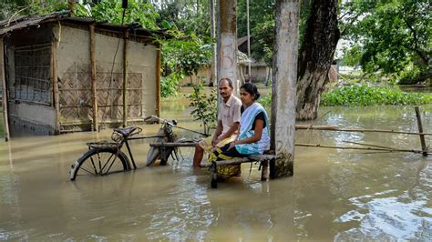 Two Dead In Assam Floods 3 Lakh People Affected In Nine Districts Latest News India