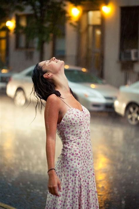 Girls Enjoy In Rain Wallpapers Latest Girls Wallpapers Play Woman Rain