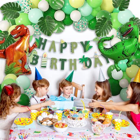 Dinosaur Birthday Party Decorations Supplies Dinosaur Balloons Arch
