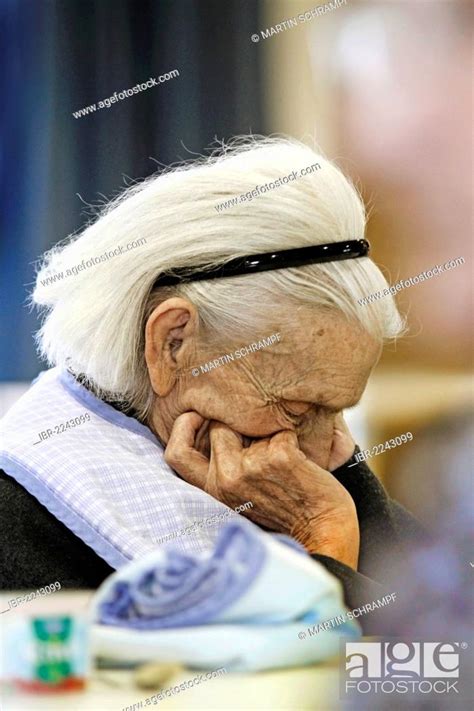 Old Woman Sleeping Stock Photo Picture And Rights Managed Image Pic