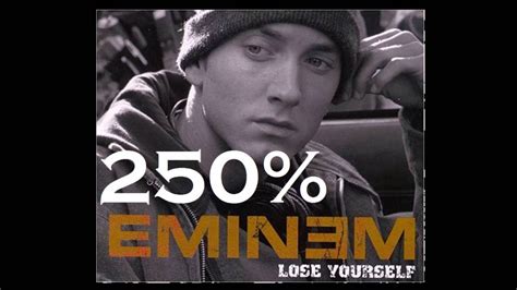 Eminem Lose Yourself Instrumental 250 Speed Youtube
