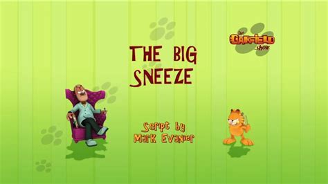 The Garfield Show Ep060 The Big Sneeze Youtube