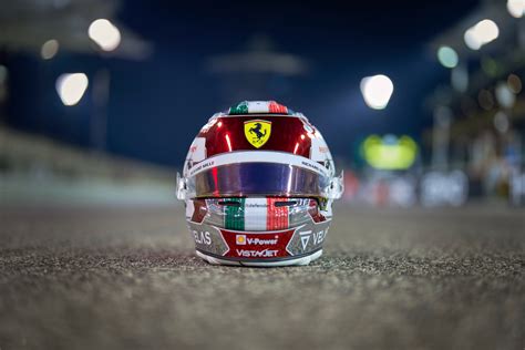 Charles Leclercs 2022 Abu Dhabi Grand Prix Helmet · Racefans