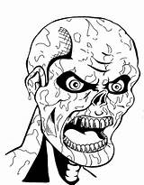Coloring Scary Mummy Monster Creepy Ancient Horror Dad Mom Printable Drawing Face Getdrawings Sheet Draw Getcolorings sketch template
