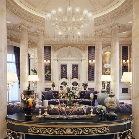 Luxury Mansion Interior Qatar — Taher Design Studio Mansion