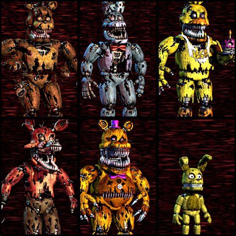 Five Nights At Freddys Fazbook Fnaf 4 Characters Coming Soon To
