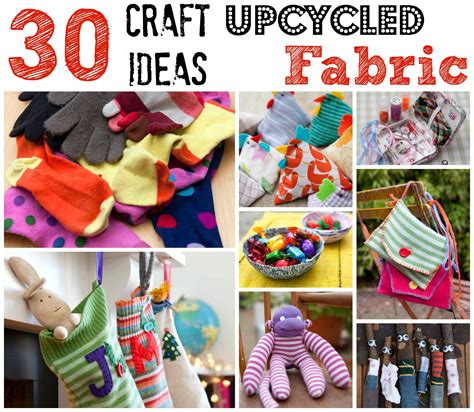 Upcycled Fabric Craft Ideas Upcycled Crafts Fabric Crafts Sewing