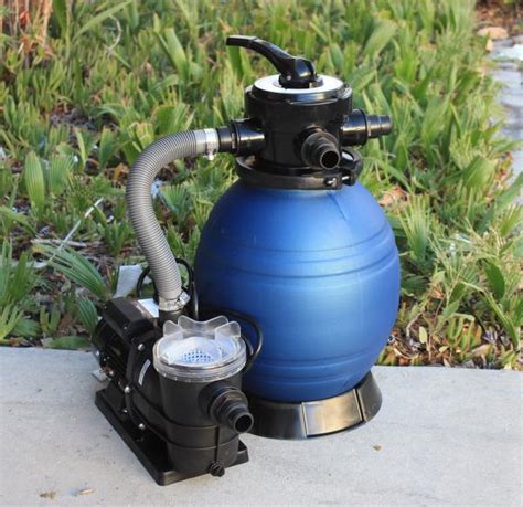 12 Sand Filter And Water Pump System 4 Above Ground Swimming Pool Soft Side Intex