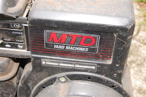 Mtd Yard Machines Rear Tine Rototiller With Briggs And Stratton 5hp Motor