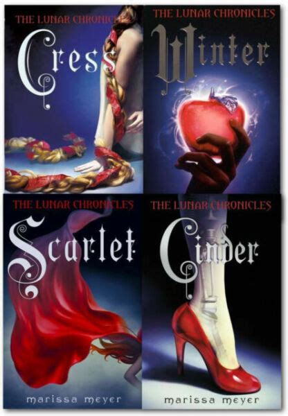 Marissa Meyer Lunar Chronicles Series 4 Books Collection Set Cinder