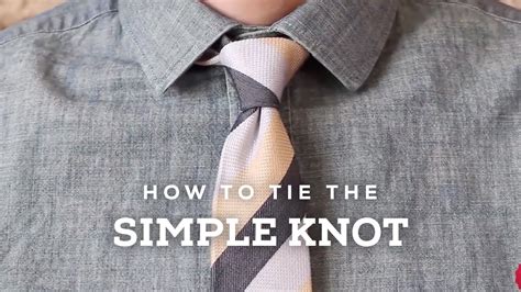 How To Tie A Perfect Simple Knot Youtube