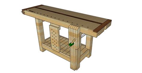 Split-Top Roubo Workbench Plans Left-Handed