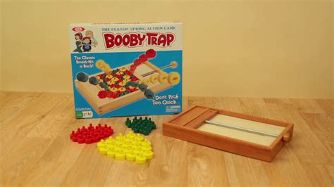 Ideal Booby Trap Classic Wood Game