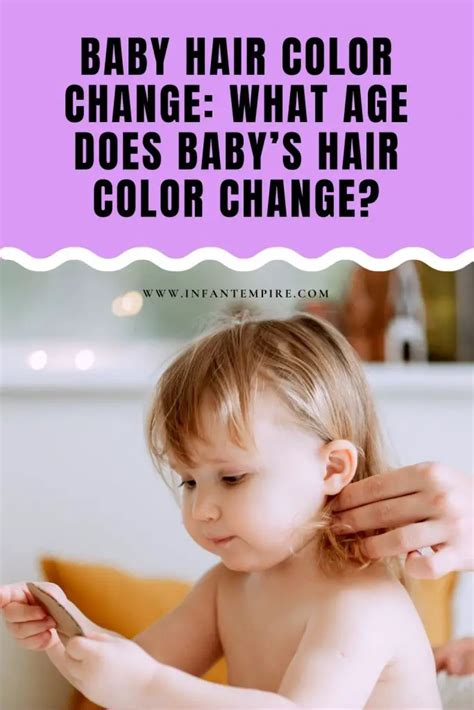 Baby Hair Color Change What Age Does Babys Hair Color Change