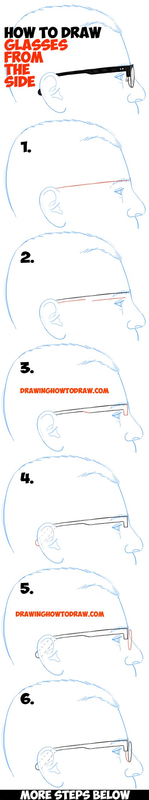 How to Draw Glasses on a Person's Face from All Angles ... Easily create amazing fashion design sketches showing the clothes in start by drawing a vertical ellipse and a horizontal one crossing it.