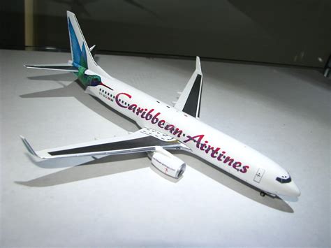1200 Scale Aviation 200 Caribbean Airlines Boeing 737 800 Av2738006