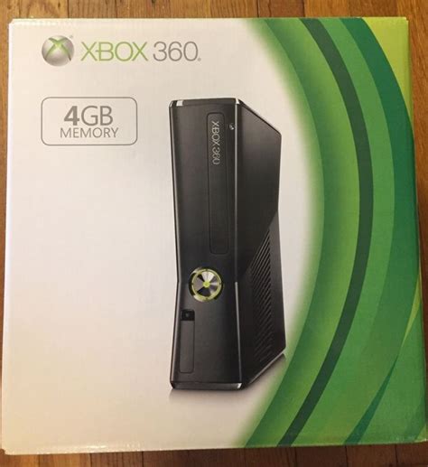 Microsoft Xbox 360 S Launch Edition 4gb Black Console Additional