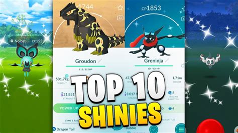 Top 10 Most Anticipated Shiny Pokémon In Pokémon Go Youtube