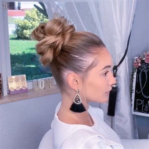lala on instagram “here s a different way to achieve a messy bun or simply wear your hair two