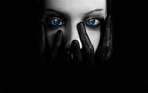 2880x1800 Fantasy Women Blue Eyes Hands On Face White Skin For