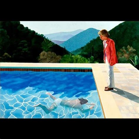 David Hockney Pool With Two Figures