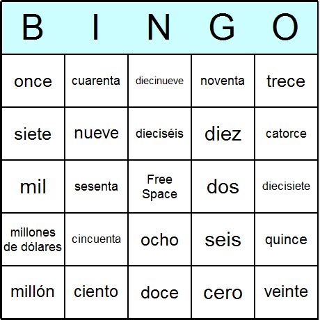 Free Printable Spanish Bingo Cards Free Printable Vrogue Co